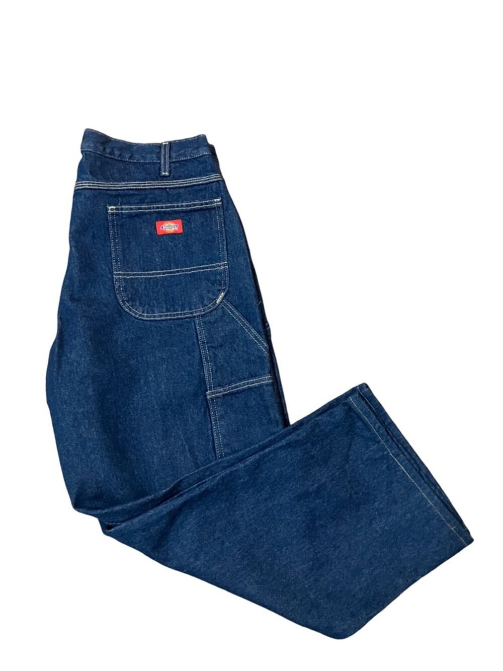 Dickies Men's Indigo Relaxed Carpenter Jeans 38X27